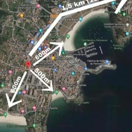 Apartmán Bonito En La Marinera De Portonovo *
